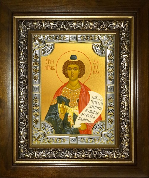Икона Даниил пророк, в киоте 24х30 см 21362