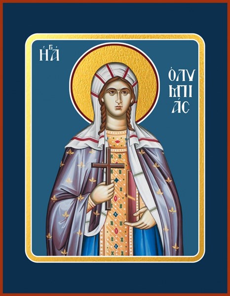 Икона Олимпиада Константинопольская диаконисса 21633