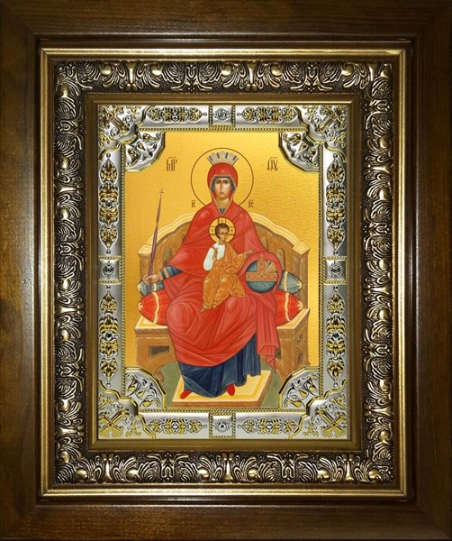 Икона Державная икона Божией Матери, в киоте 24х30 см 21952 - фото 35698