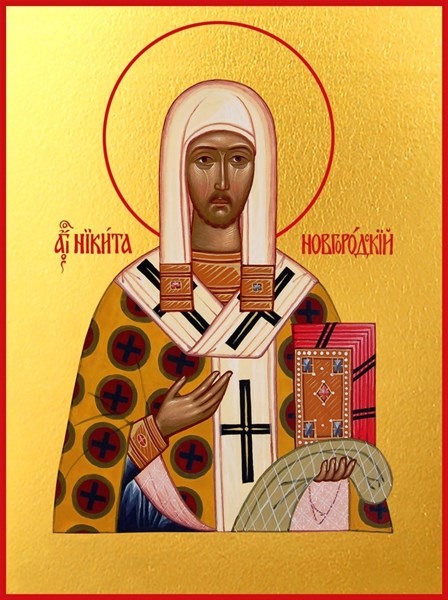 Икона Никита епископ Новгородский, святитель 22546