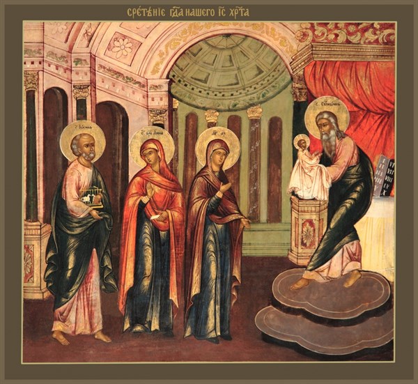 Икона Сретение Господне 22564