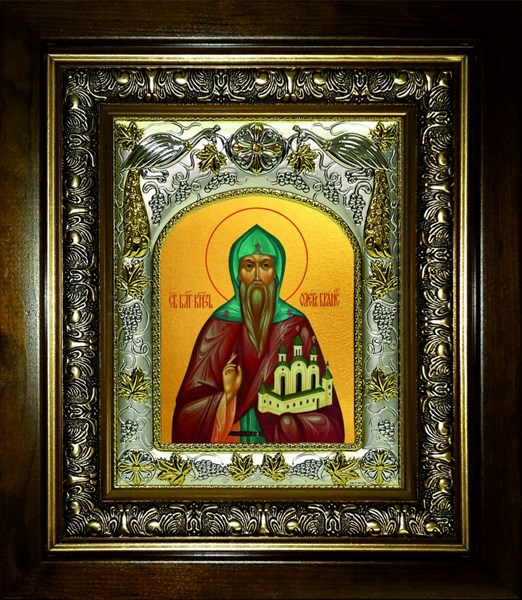 Икона Олег Брянский, благоверный князь, в киоте 20х24 см 22775