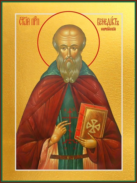 Икона Венедикт Нурсийский преподобный 23102