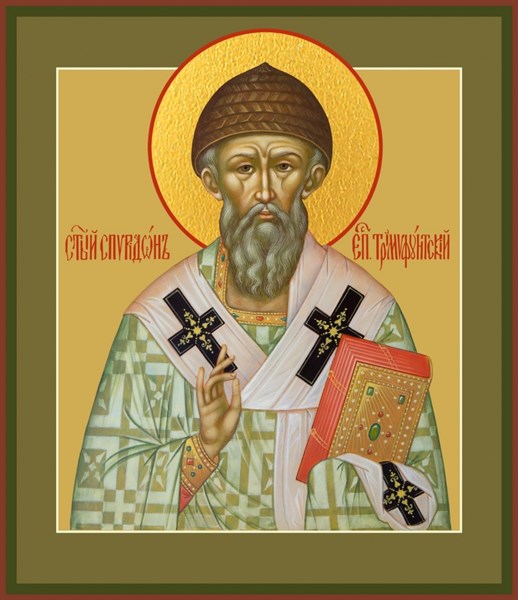 Икона Спиридон Тримифунтский святитель 23207