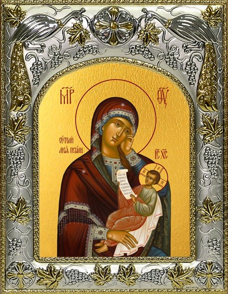 Икона Утоли мои печали, икона Божией Матери, 14х18 см 23263 - фото 36981