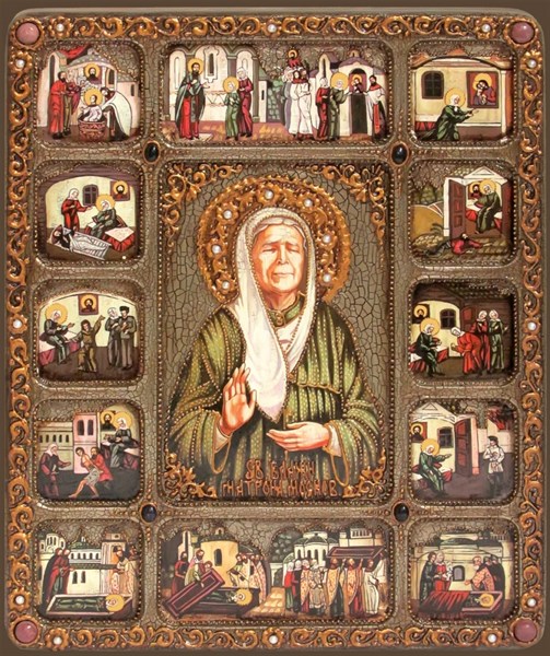 Икона Матрона Московская Блаженная 23282