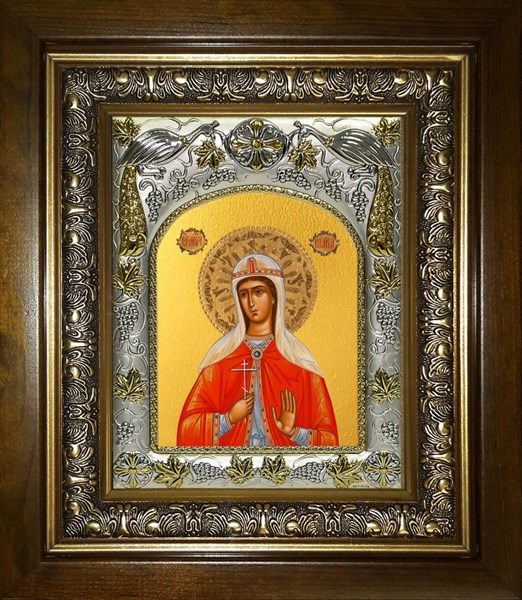 Икона Илария Римская мученица, в киоте 20х24 см 23323