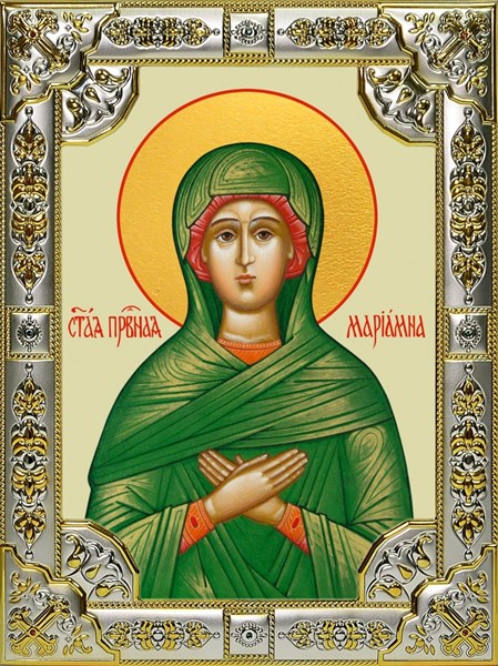 Икона Мариамна праведная, 18х24 см, со стразами 23411