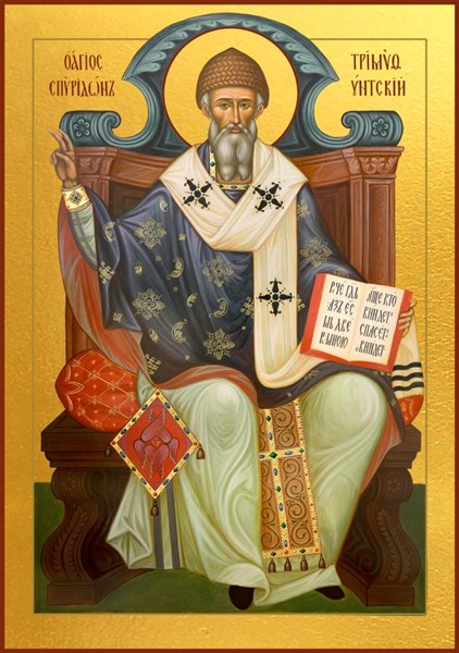Икона Спиридон Тримифунтский святитель 23497