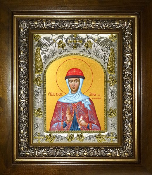 Икона Анна Всеволодовна, преподобная княжна, в киоте 20х24 см 23536 - фото 37248