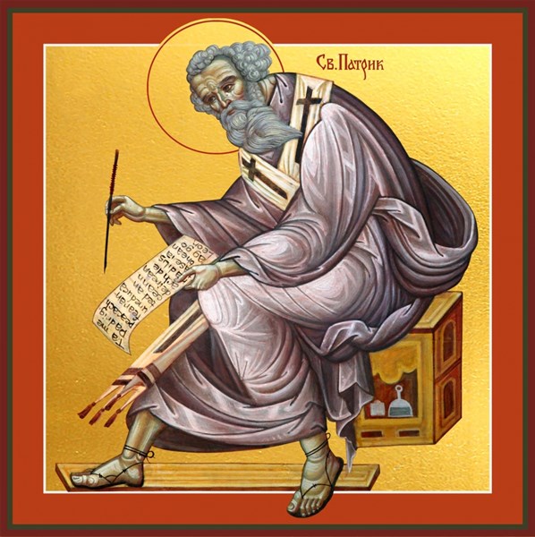 Икона Патрик (Патрикий) просветитель Ирландии равноапостольный 23581