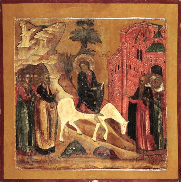 Икона Вход Господень в Иерусалим 23621