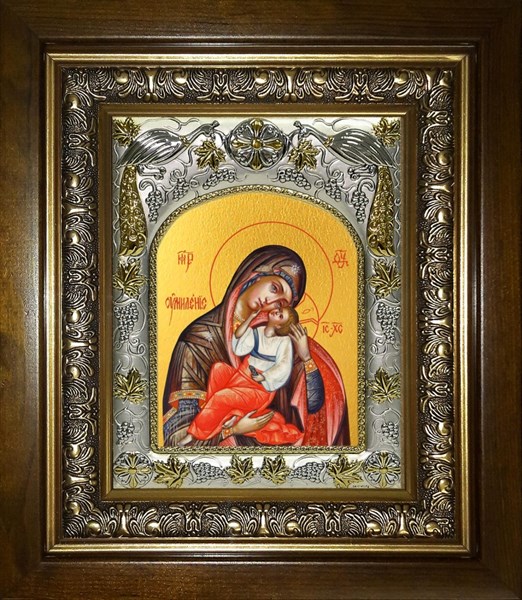 Икона Умиление, икона Божией Матери, в киоте 20х24 см 23699 - фото 37407