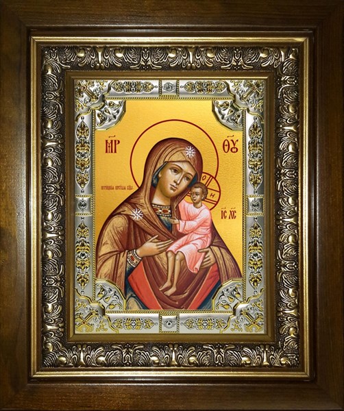 Икона Игрицкая икона Божией Матери, в киоте 24х30 см 23705