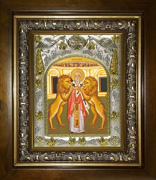 Икона Игнатий Богоносец Антиохийский, епископ, в киоте 20х24 см 23756