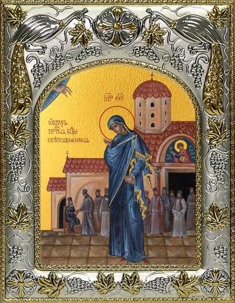 Икона Светоявленная икона Божией Матери, 14х18 см 23759