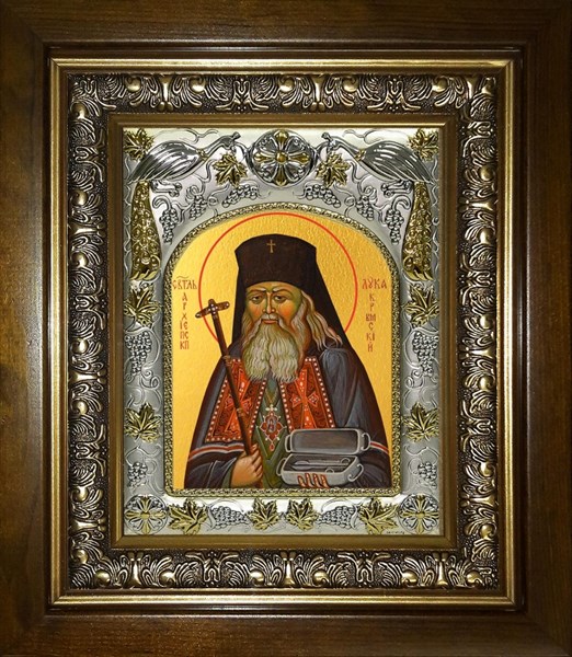 Икона Лука святитель, исповедник ,архиепископ Крымский, в киоте 20х24 см 23805 - фото 37510
