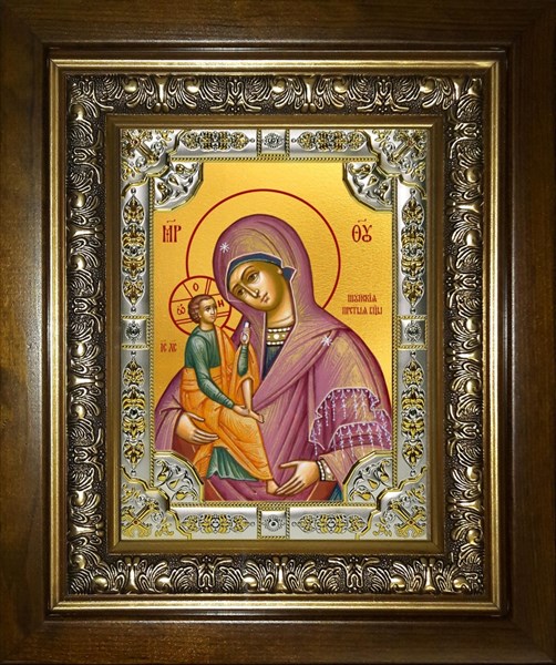 Икона Шуйская икона Божией Матери , в киоте 24х30 см 23862