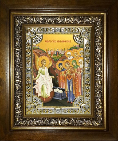 Икона Жены-мироносицы, в киоте 24х30 см 23888
