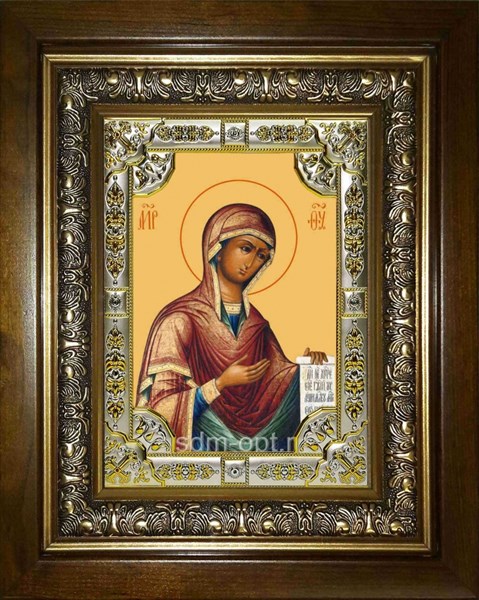 Икона Деисусная икона Божией Матери, в киоте 24х30 см 23916