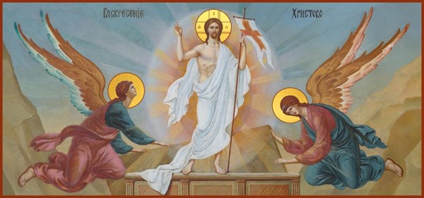 Икона Воскресение Господне с Праздниками 23964