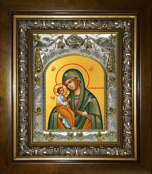 Икона Александрийская икона Божией Матери, в киоте 20х24 см 23989 - фото 37689