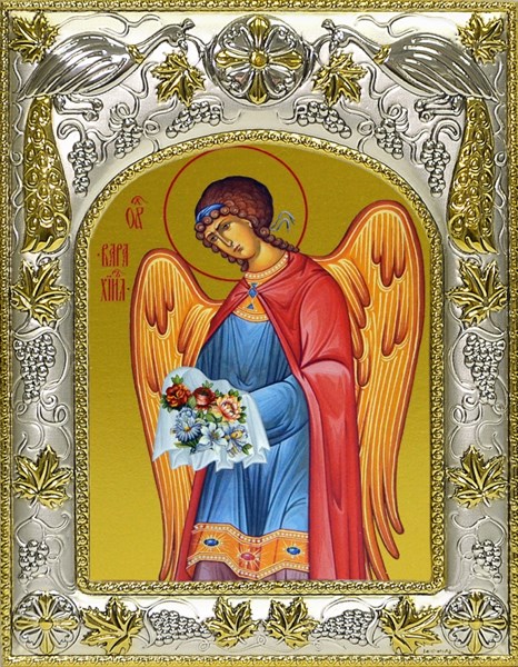 Икона Варахиил Архангел, 14х18 см 24007