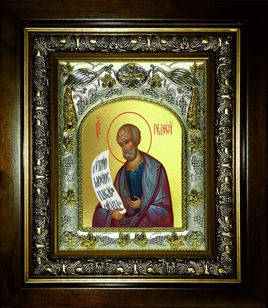 Икона Гедеон пророк, в киоте 20х24 см 24043