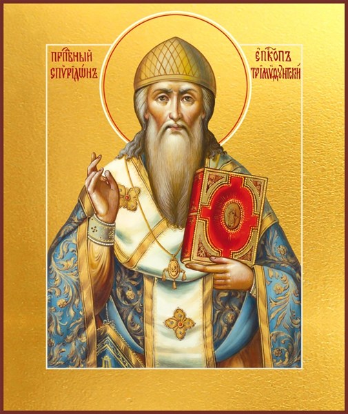 Икона Спиридон Тримифунтский святитель 24049