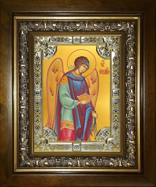 Икона Иегудиил Архангел, в киоте 24х30 см 24051