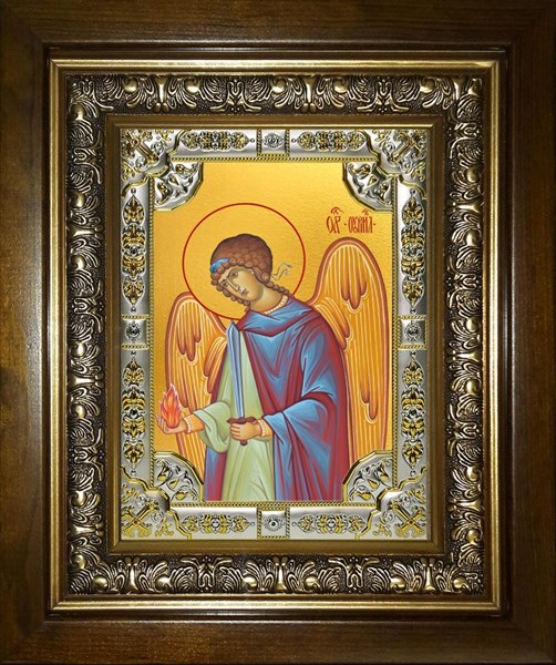 Икона Уриил архангел, в киоте 24х30 см 24057