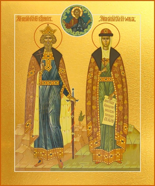 Икона Владимир и Ольга равноапостольные великие князья 24121