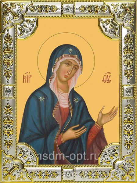 Икона Деисусная икона Божией Матери, 18х24 см, со стразами 24272