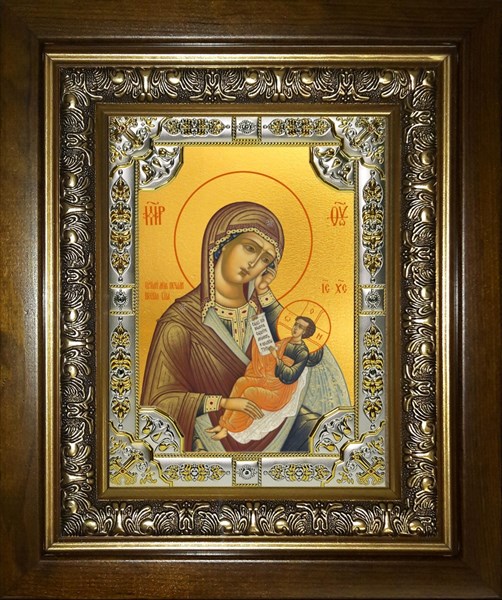 Икона Утоли мои печали, икона Божией Матери, в киоте 24х30 см 24273 - фото 37966