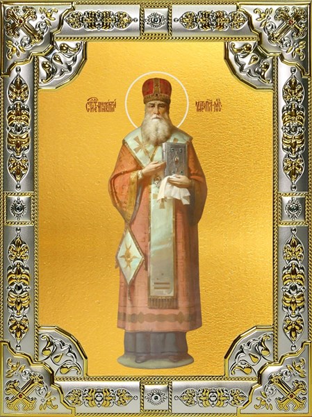 Икона Иннокентий, митрополит Московский, святитель ,18х24 см, со стразами 24277