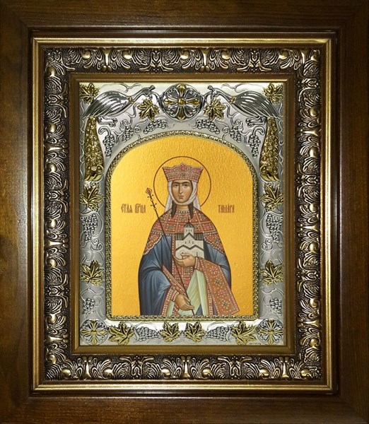 Икона Тамара благоверная царица, в киоте 20х24 см 24331