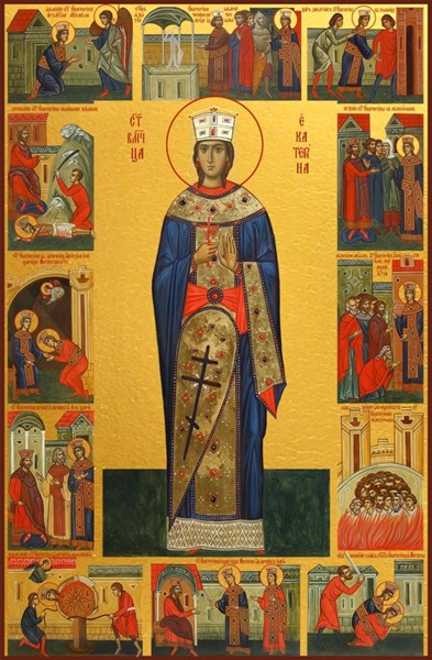 Икона Екатерина великомученица 24412