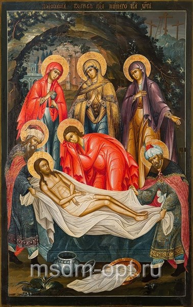 Икона Положение во гроб 24518 - фото 38204