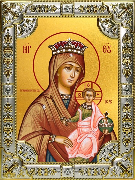 Икона Тотемская икона Божией Матери, 18х24 см, со стразами 24585