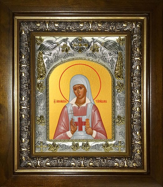 Икона Аполлинария Тупицына мученица,в киоте 20х24 см 24818 - фото 38493