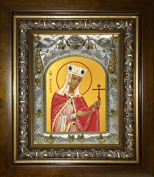 Икона Ирина великомученица, в киоте 20х24 см 24877