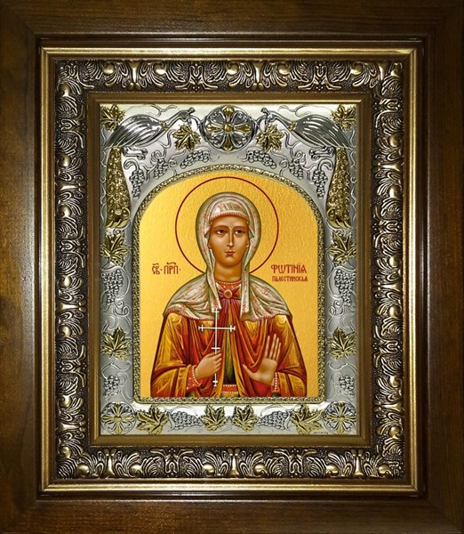 Икона Фотина (Светлана) Палестинская, в киоте 20х24 см 24930