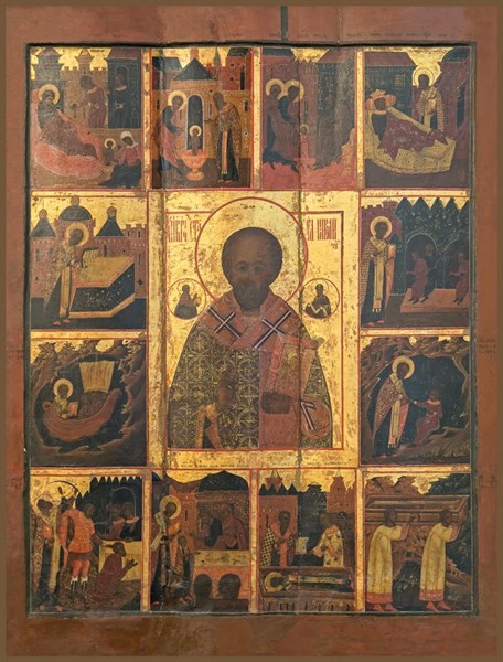 Икона Николай чудотворец, архиепископ Мир Ликийских, святитель 24931 - фото 38604