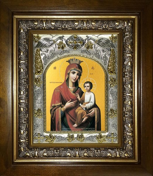 Икона Скоропослушница, икона Божией Матери, в киоте 20х24 см 24949 - фото 38622