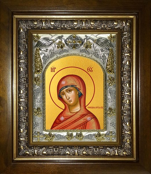Икона Огневидная икона Божией Матери, в киоте 20х24 см 24999