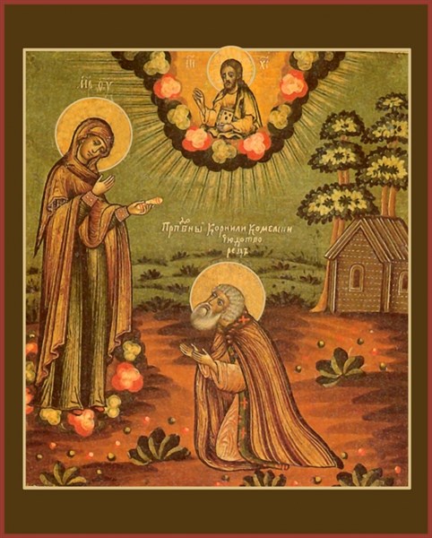 Икона Корнилий Комельский, преподобный 25323