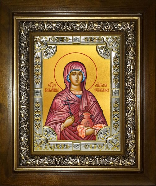 Икона Анастасия Узорешительница великомученица, в киоте 24х30 см 25325 - фото 38988