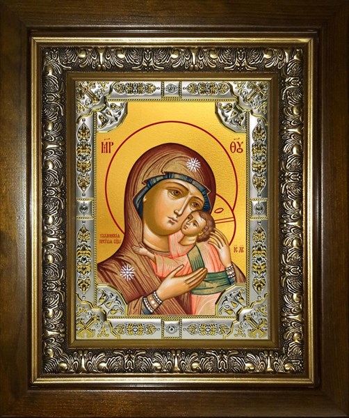 Икона Чухломская икона Божией Матери, в киоте 24х30 см 25402