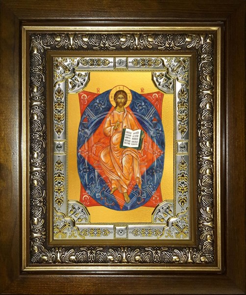 Икона Спас в Силах, в киоте 24х30 см 25408