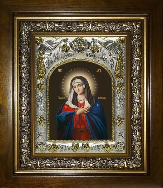 Икона Умиление, икона Божией Матери, в киоте 20х24 см 25437